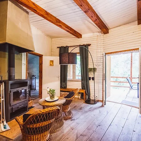 Chalet Cozy Nature Retreat With Patio Fireplace Garden