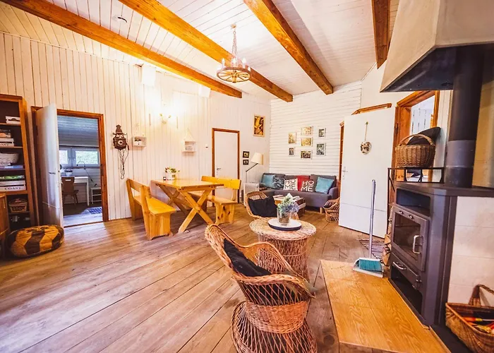 Autumn Nature Stove Garden By Polandbnb Chalet Maciejowice